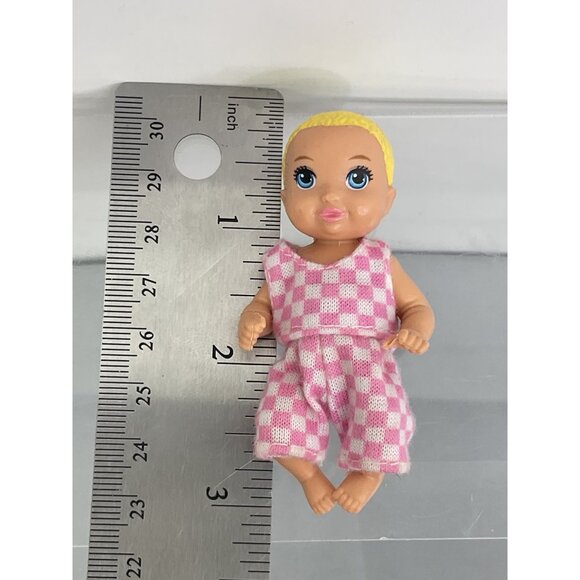 Mattel Barbie Skipper Babysitter Inc Blond Hair Blue Eye Infant Doll - Picture 3 of 3